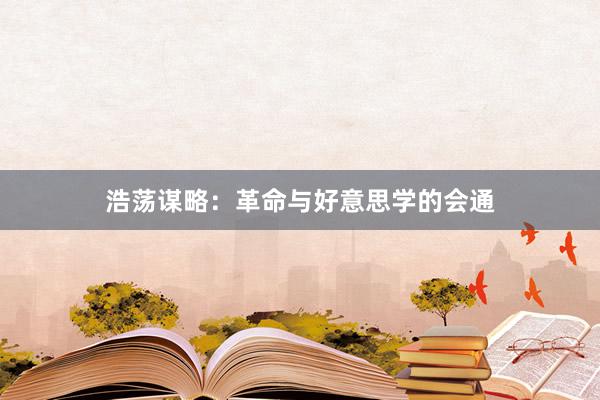 浩荡谋略：革命与好意思学的会通